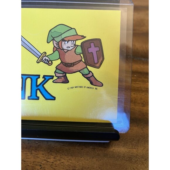 1989 Topps Nintendo WIN WITH LINK Sticker Trading Card #12 - Picture 2 of 4
